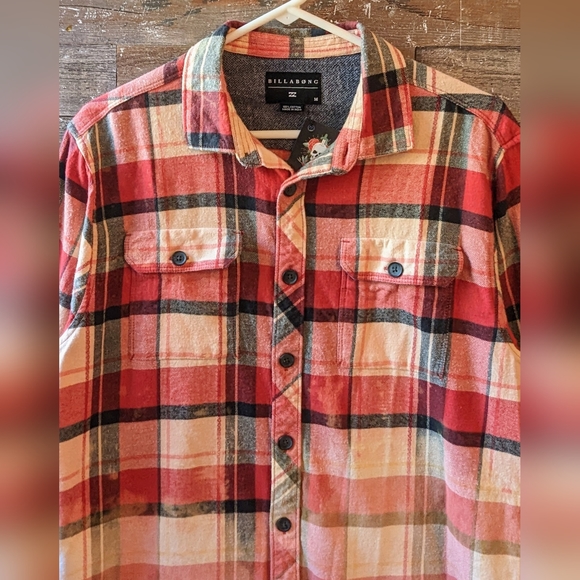 Upcycled Handcrafted Dip Dyed Bleached Flannel Shirt With Guns N Roses - Picture 10 of 13